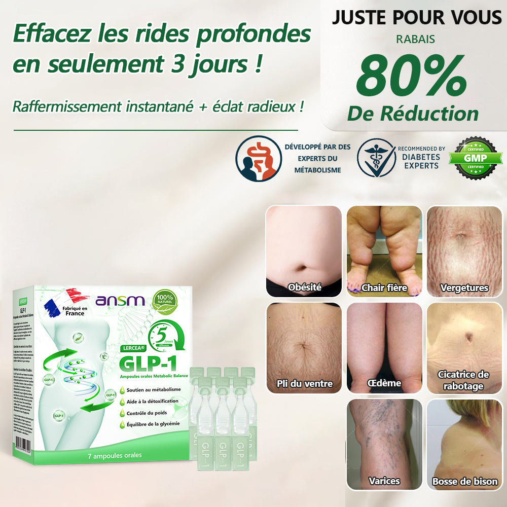 𝑩𝒐𝒖𝒕𝒊𝒒𝒖𝒆💥𝑶𝒇𝒇𝒊𝒄𝒊𝒆𝒍𝒍𝒆❤️|𝐋𝐄𝑹𝑪𝐄𝐀® Ampoules Orales Équilibre Métabolique GLP-1 Obésité, maladies cardiovasculaires, diabète, apnée du sommeil, troubles articulaires et autres affections