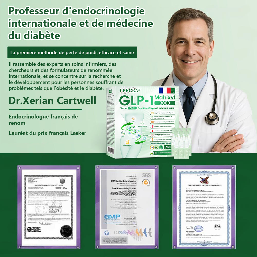 𝐁𝐨𝐮𝐭𝐢𝐪𝐮𝐞 𝐎𝐟𝐟𝐢𝐜𝐢𝐞𝐥𝐥𝐞 | 👩‍⚕️ 𝗟𝗲𝗿𝗰𝗲𝗮® 𝗚𝗟𝗣-𝟭 & 𝗠𝗮𝘁𝗿𝗶𝘅𝘆𝗹 3000 Solution Orale Santé 7 en 1 Body Balance Pour l’obésité, le relâchement cutané, la santé cardiovasculaire, le diabète, l’apnée du sommeil, les problèmes articulaires, etc. 🌐