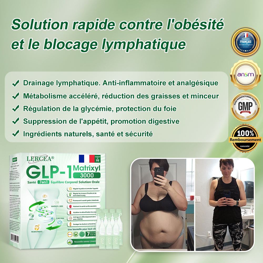 𝐁𝐨𝐮𝐭𝐢𝐪𝐮𝐞 𝐎𝐟𝐟𝐢𝐜𝐢𝐞𝐥𝐥𝐞 | 👩‍⚕️ 𝗟𝗲𝗿𝗰𝗲𝗮® 𝗚𝗟𝗣-𝟭 & 𝗠𝗮𝘁𝗿𝗶𝘅𝘆𝗹 3000 Solution Orale Santé 7 en 1 Body Balance Pour l’obésité, le relâchement cutané, la santé cardiovasculaire, le diabète, l’apnée du sommeil, les problèmes articulaires, etc. 🌐