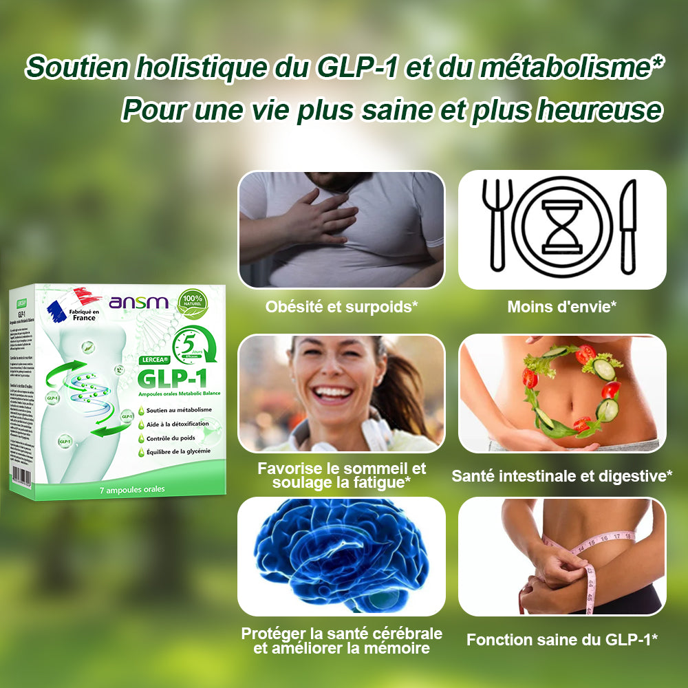 Boutique Officielle👨‍⚕️𝐋𝐄𝑹𝑪𝐄𝐀® Ampoules Orales Équilibre Métabolique GLP-1💟Obésité, maladies cardiovasculaires, diabète, apnée du sommeil, troubles articulaires et autres affections💟