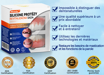 Bikenda™ Ensemble de Règles en Silicone pour Prothèses Dentaires 🚀🚀 (👩‍🔬Conforme CED, Approuvé par des Dentistes Professionnels)