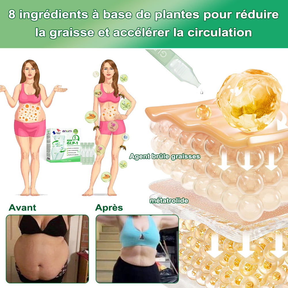 Boutique Officielle👨‍⚕️𝐋𝐄𝑹𝑪𝐄𝐀® Ampoules Orales Équilibre Métabolique GLP-1💟Obésité, maladies cardiovasculaires, diabète, apnée du sommeil, troubles articulaires et autres affections💟