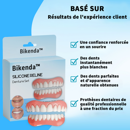 Bikenda™ Kit de Rebasage en Silicone pour Prothèses Dentaires