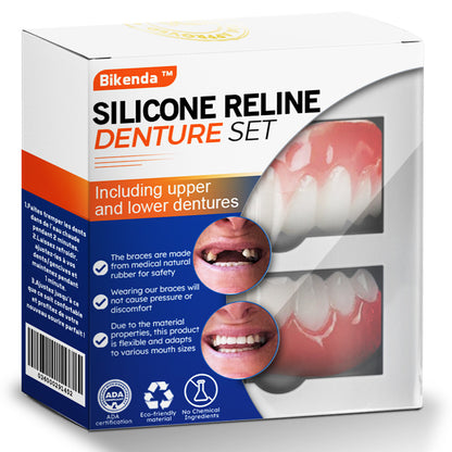 Bikenda™ Ensemble de silicone pour reline de prothèses dentaires (certifié ADA)🎉🎉