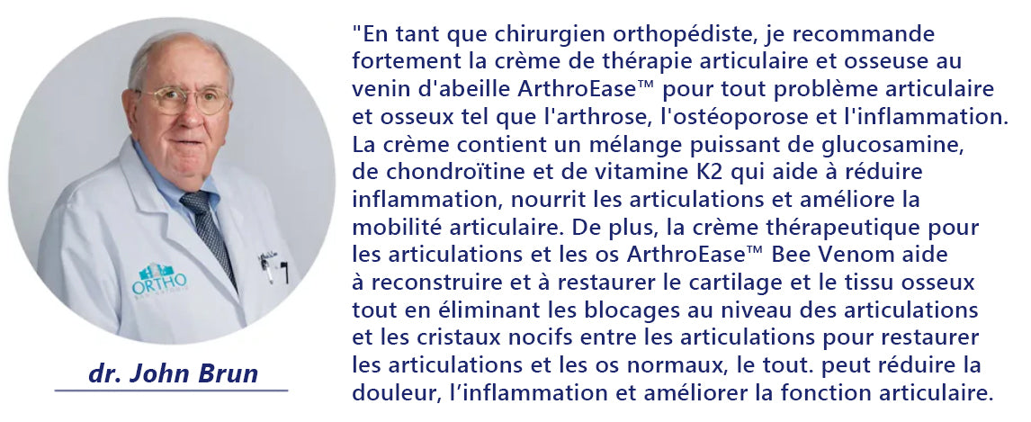 ArthroEase Bee Venom Joint and Bone Arthritis Therapy Cream⭐(Spécialement pour les personnes âgées et recommandé par l'AAOS)