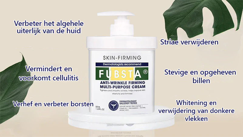 🌸Laatste dag korting: 75% OFF🫧Fubsta® Verstevigende en rimpelverminderende crème: Herstelt de elasticiteit van de huid🌸