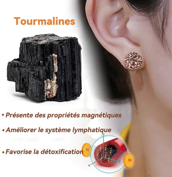 (🎅Noël 🎄Remise à durée limitée 80 % dernier jour 💥)Boucles d'oreilles CZTICLE™ Lymphvity MagneTherapy Germanium