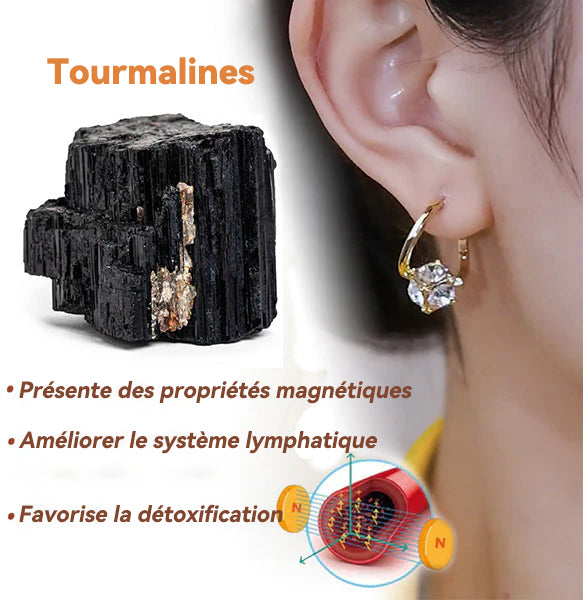 （🔥Promotion de Noël - 80% de Réduction)CZTICLE™ Lymphvity MagneTherapy Boucles d'oreilles en germanium