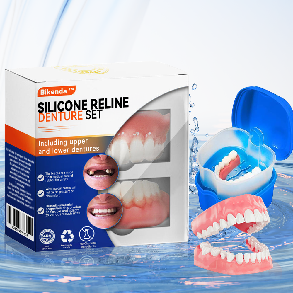 Bikenda™ Ensemble de Règles en Silicone pour Prothèses Dentaires 🚀🚀 (👩‍🔬Conforme CED, Approuvé par des Dentistes Professionnels)