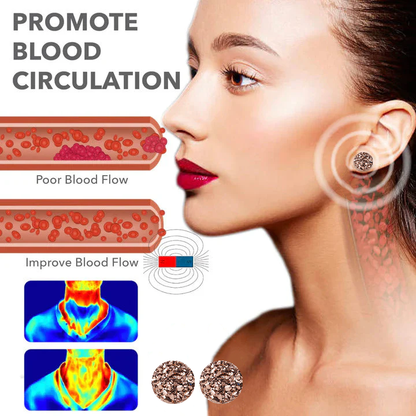 Noël Remise à durée limitée 80 % dernier jour🎅Boucles d'oreilles CZTICLE™ Lymphvity MagneTherapy Germanium🎅