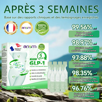 Boutique Officielle👨‍⚕️𝐋𝐄𝑹𝑪𝐄𝐀® Ampoules Orales Équilibre Métabolique GLP-1💟Obésité, maladies cardiovasculaires, diabète, apnée du sommeil, troubles articulaires et autres affections💟