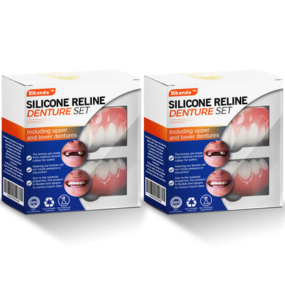 Bikenda™ Ensemble de silicone pour reline de prothèses dentaires (certifié ADA)🎉🎉