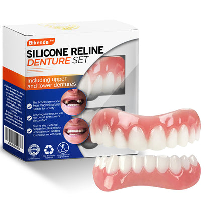 Bikenda™ Ensemble de silicone pour reline de prothèses dentaires (certifié ADA)🎉🎉