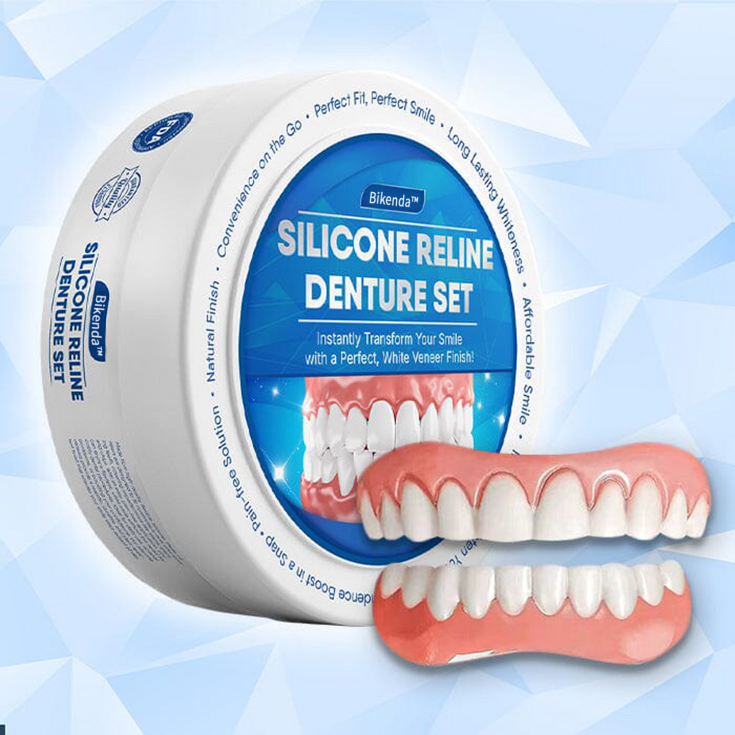 🌍Bikenda™ Ensemble de prothèses dentaires de rebasage en silicone🦷