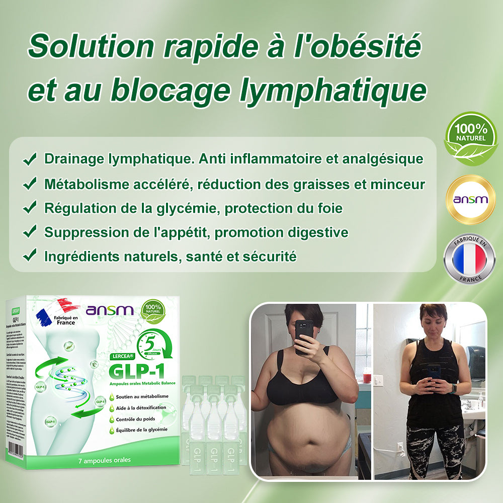 Boutique Officielle👨‍⚕️𝐋𝐄𝑹𝑪𝐄𝐀® Ampoules Orales Équilibre Métabolique GLP-1💟Obésité, maladies cardiovasculaires, diabète, apnée du sommeil, troubles articulaires et autres affections💟
