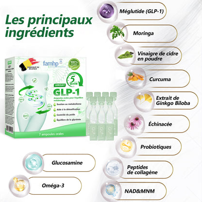 𝑩𝒐𝒖𝒕𝒊𝒒𝒖𝒆📷𝑶𝒇𝒇𝒊𝒄𝒊𝒆𝒍𝒍𝒆🌿|𝐋𝐄𝑹𝑪𝐄𝐀® Ampoules Orales Équilibre Métabolique GLP-1 Obésité, maladies cardiovasculaires, diabète, apnée du sommeil, troubles articulaires et autres affections