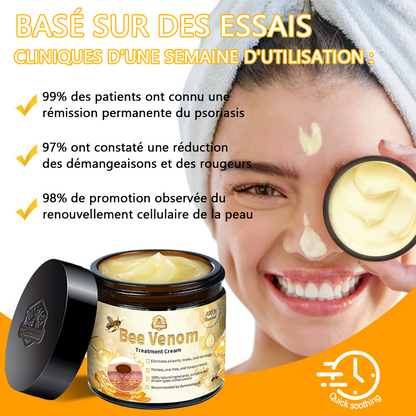 🏪𝑇𝑢𝑟𝑜𝑛𝑢™ Crème de Traitement de la Peau au Venin d'abeille (𝐸𝑆𝐷𝑅 𝑅𝑒𝑐𝑜𝑚𝑚𝑎𝑛𝑑é)