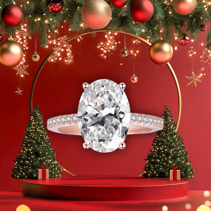 Soldes de Noël maintenant【 Magasin Officiel de la Marque 】Bague en Diamant Moissanite Magnetology🎄