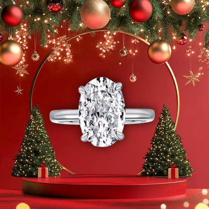 Soldes de Noël maintenant【 Magasin Officiel de la Marque 】Bague en Diamant Moissanite Magnetology🎄